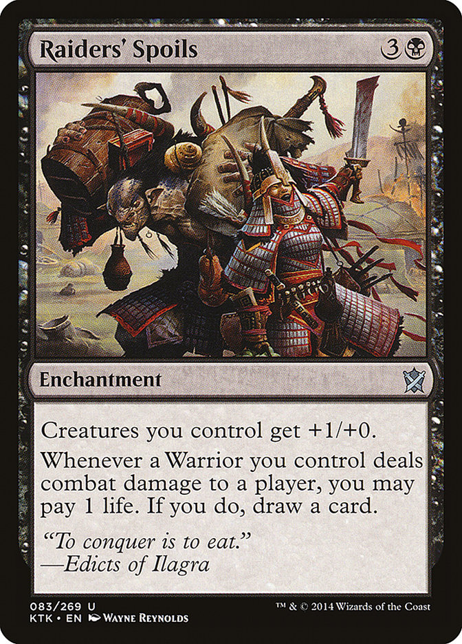 Raiders' Spoils [Khans of Tarkir] [Foil]