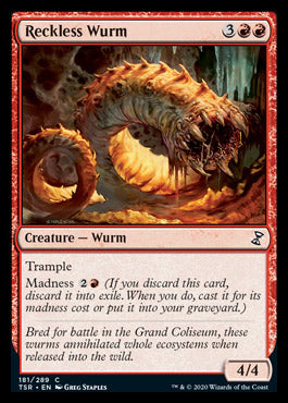 Reckless Wurm [Time Spiral Remastered] [Foil]