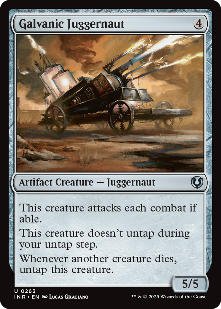Galvanic Juggernaut [Innistrad Remastered] [Foil]