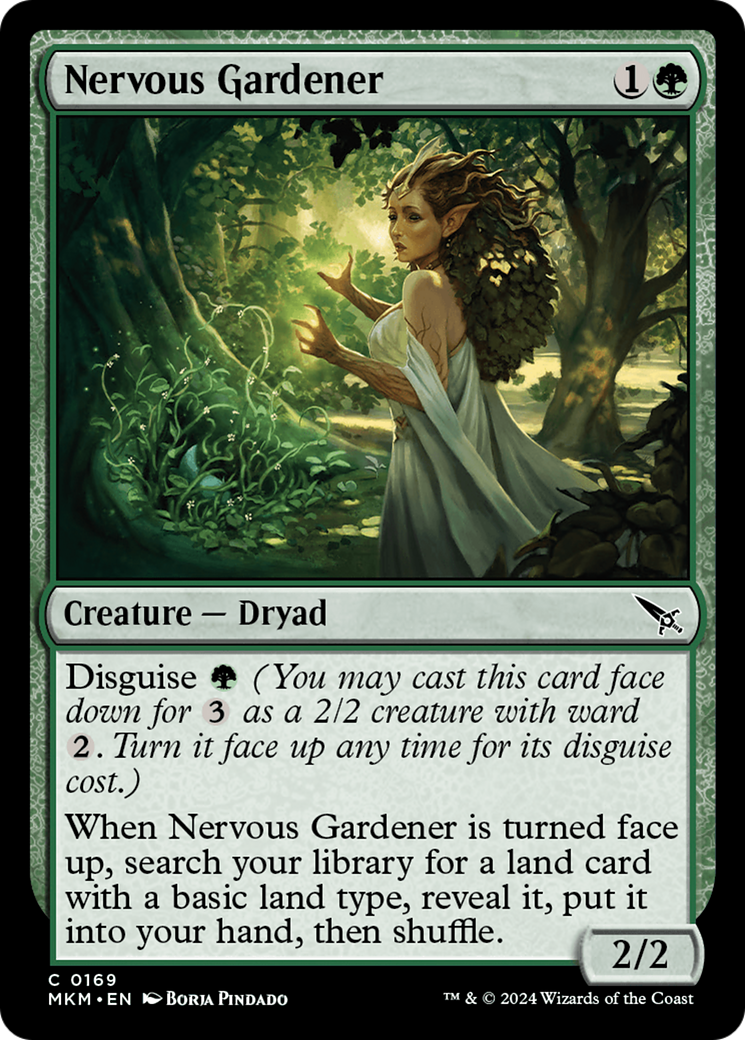 Nervous Gardener [Murders at Karlov Manor] [Foil]
