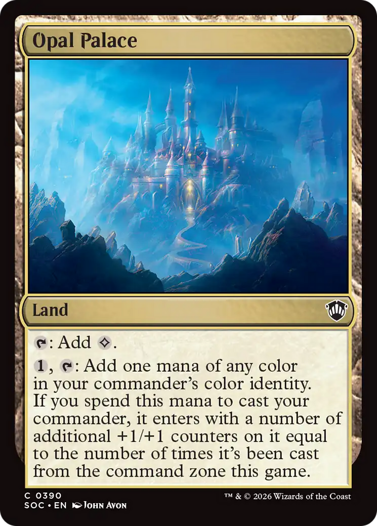 Opal Palace [Secrets of Strixhaven Commander] [Foil]