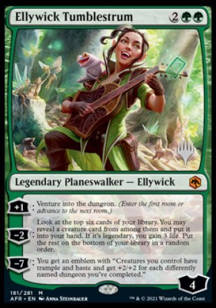Ellywick Tumblestrum (Promo Pack) [Dungeons & Dragons: Adventures in the Forgotten Realms Promos] [Foil]
