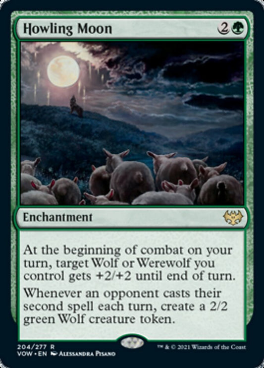 Howling Moon [Innistrad: Crimson Vow] [Foil]