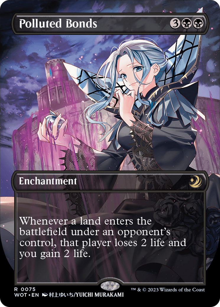 Polluted Bonds (Anime Borderless) [Wilds of Eldraine: Enchanting Tales] [Foil]