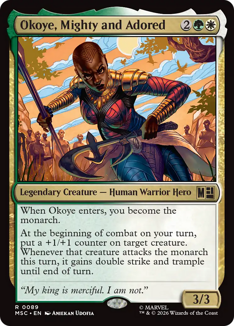 Okoye, Mighty and Adored [Marvel Super Heroes Commander]