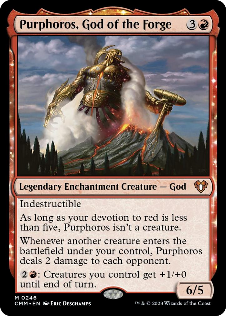 Purphoros, God of the Forge [Commander Masters] [Foil]
