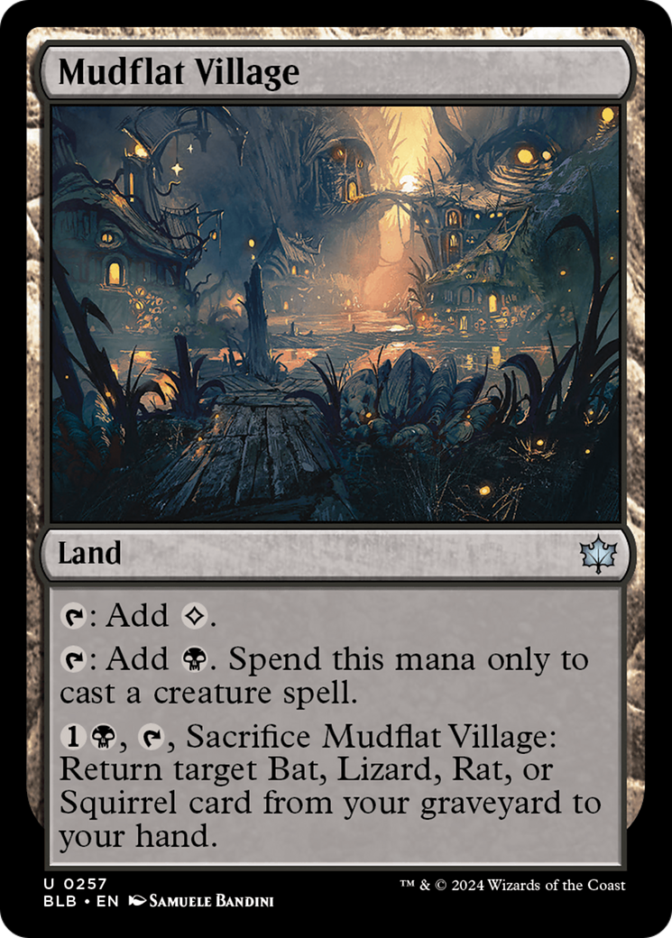 Mudflat Village [Bloomburrow] [Foil]