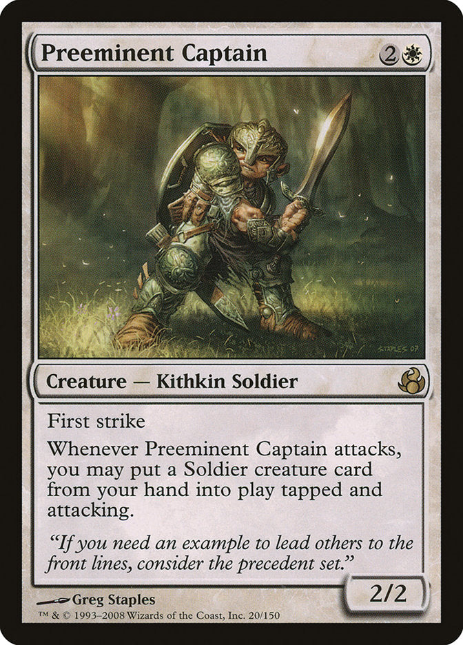 Preeminent Captain [Morningtide] [Foil]