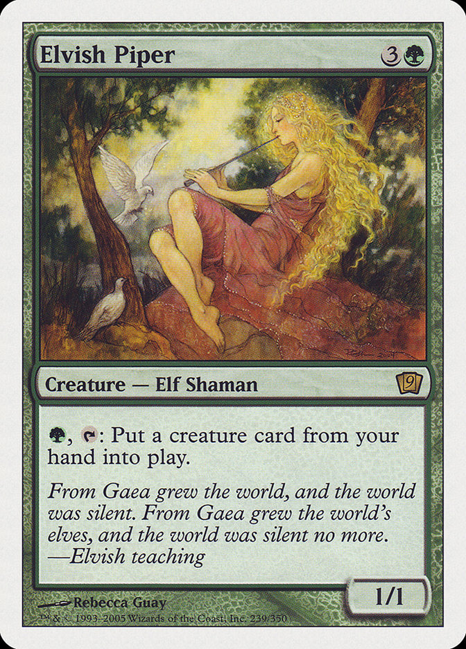 Elvish Piper [Ninth Edition] [Foil]