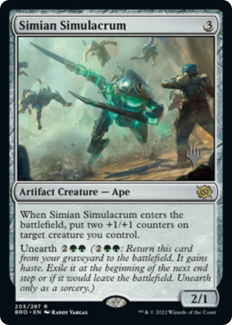 Simian Simulacrum (Promo Pack) [The Brothers' War Promos] [Foil]