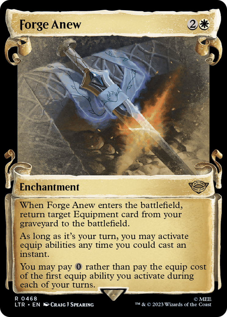 Forge Anew [The Lord of the Rings: Tales of Middle-Earth Showcase Scrolls] [Foil]