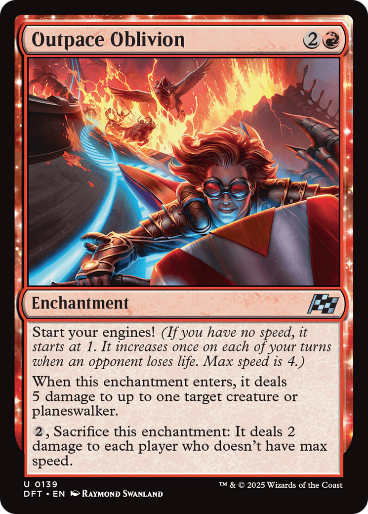 Outpace Oblivion [Aetherdrift] [Foil]