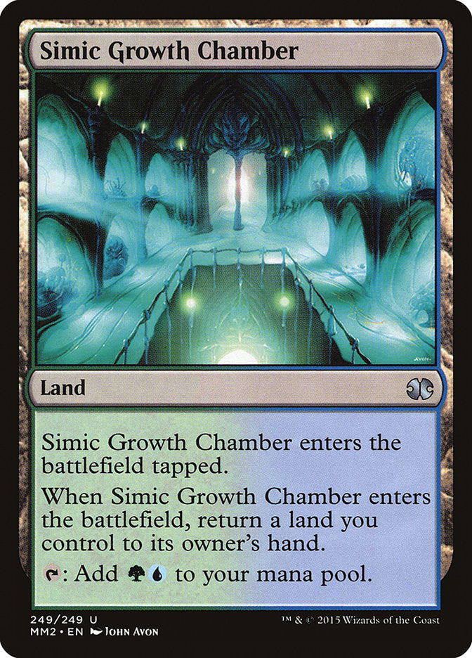 Simic Growth Chamber [Modern Masters 2015] [Foil]
