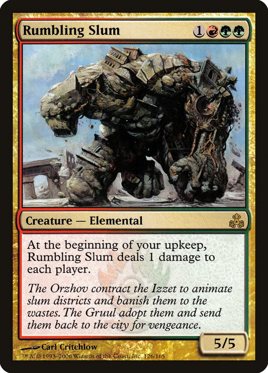 Rumbling Slum [Guildpact] [Foil]