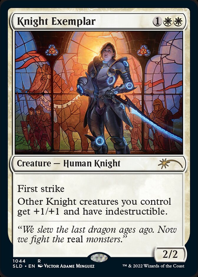 Knight Exemplar (1044) [Secret Lair Drop Series] [Foil]