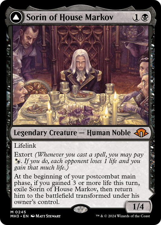 Sorin of House Markov // Sorin, Ravenous Neonate [Modern Horizons 3] [Foil]
