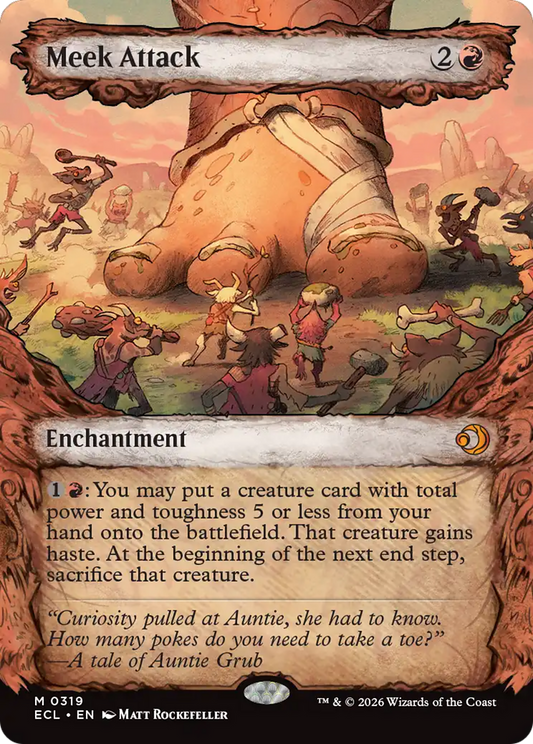 Meek Attack (319) (Showcase) [Lorwyn Eclipsed] [Foil]