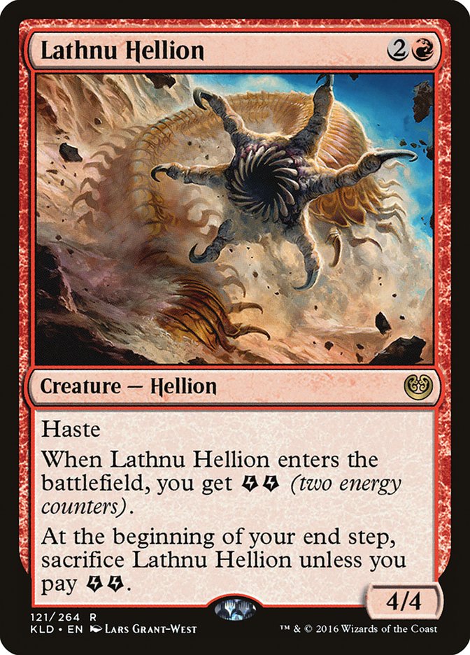 Lathnu Hellion [Kaladesh] [Foil]