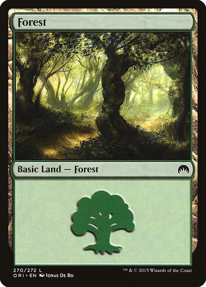 Forest (270) [Magic Origins] [Foil]
