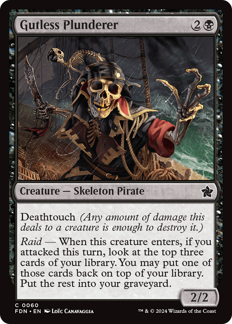 Gutless Plunderer [Foundations] [Foil]