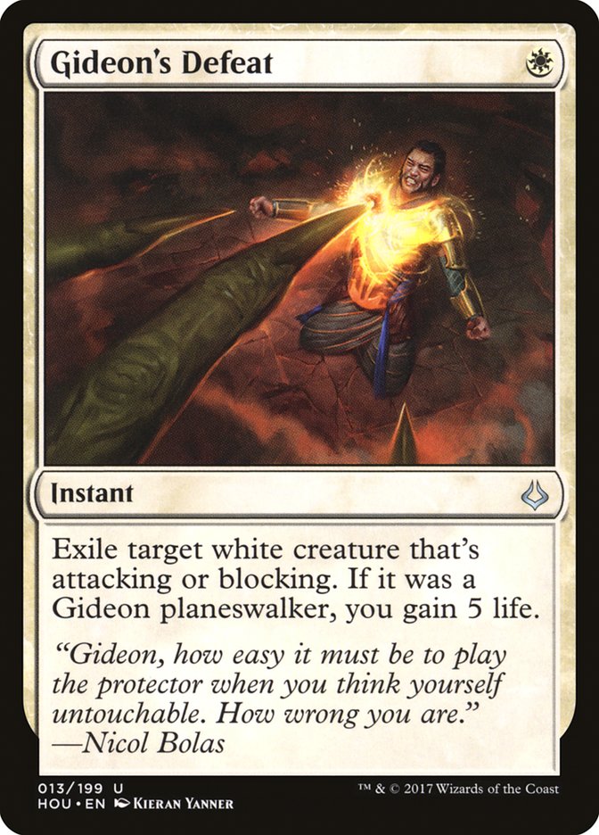 Gideon's Defeat [Hour of Devastation] [Foil]