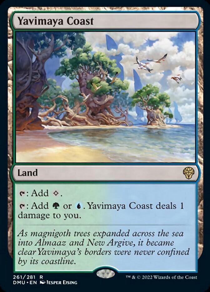 Yavimaya Coast [Dominaria United] [Foil]