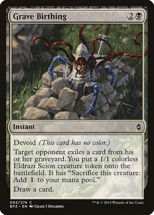 Grave Birthing [Battle for Zendikar] [Foil]