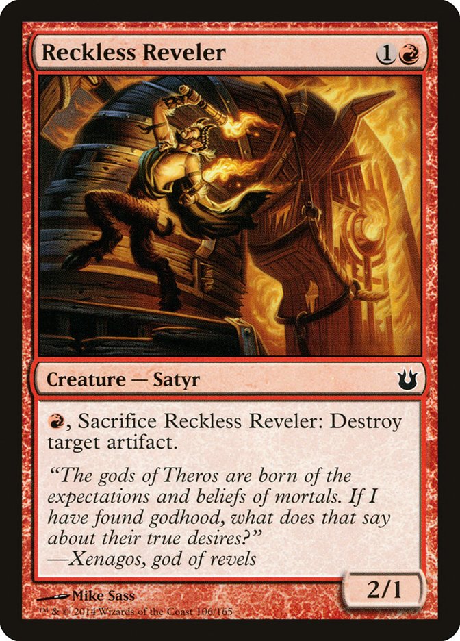 Reckless Reveler [Born of the Gods] [Foil]