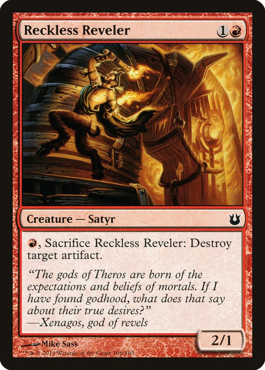 Reckless Reveler [Born of the Gods] [Foil]