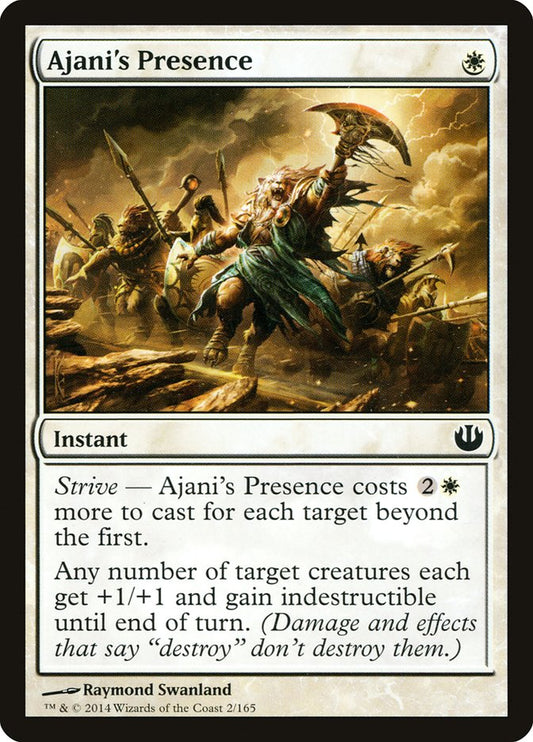 Ajani's Presence [Journey into Nyx] [Foil]