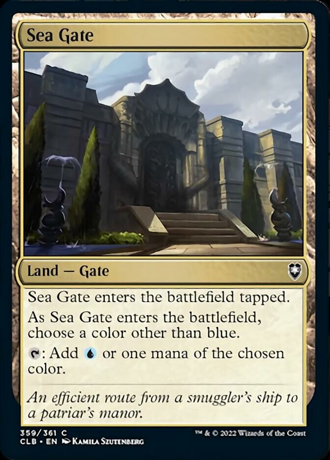 Sea Gate [Commander Legends: Battle for Baldur's Gate] [Foil]