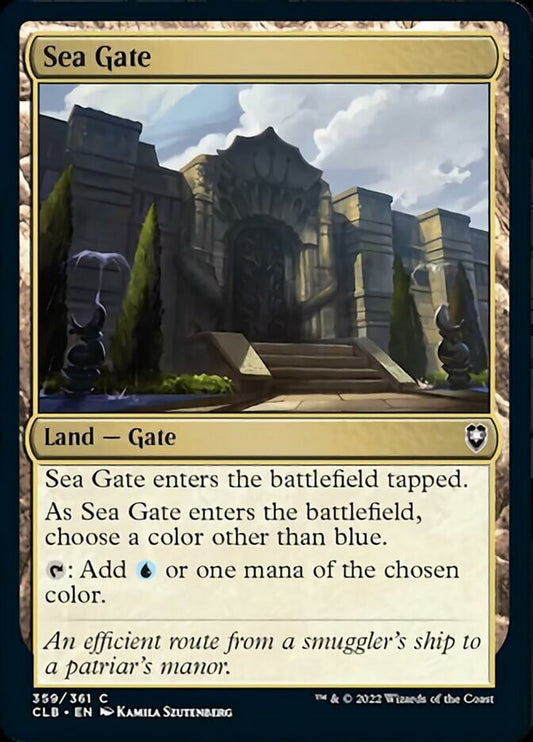 Sea Gate [Commander Legends: Battle for Baldur's Gate] [Foil]