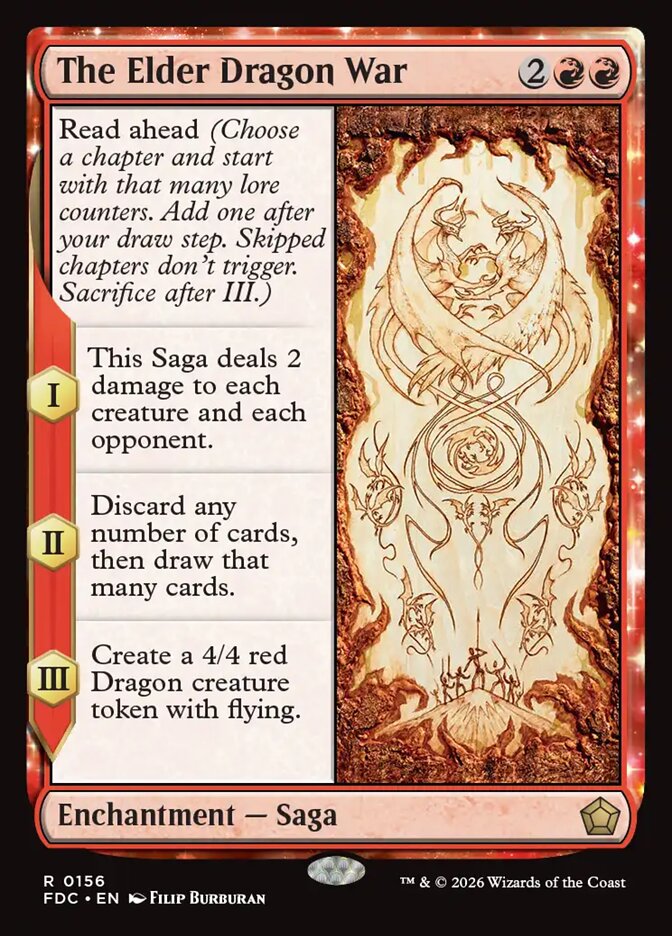 The Elder Dragon War [Foundations Commander]