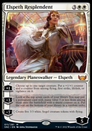 Elspeth Resplendent (Promo Pack) [Streets of New Capenna Promos] [Foil]