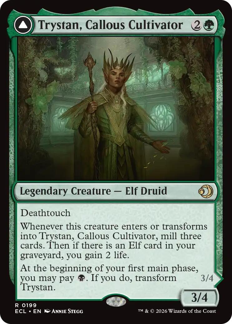 Trystan, Callous Cultivator [Lorwyn Eclipsed] [Foil]