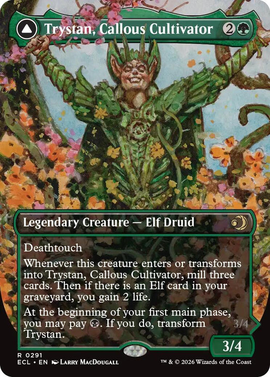 Trystan, Callous Cultivator (Borderless) [Lorwyn Eclipsed] [Foil]