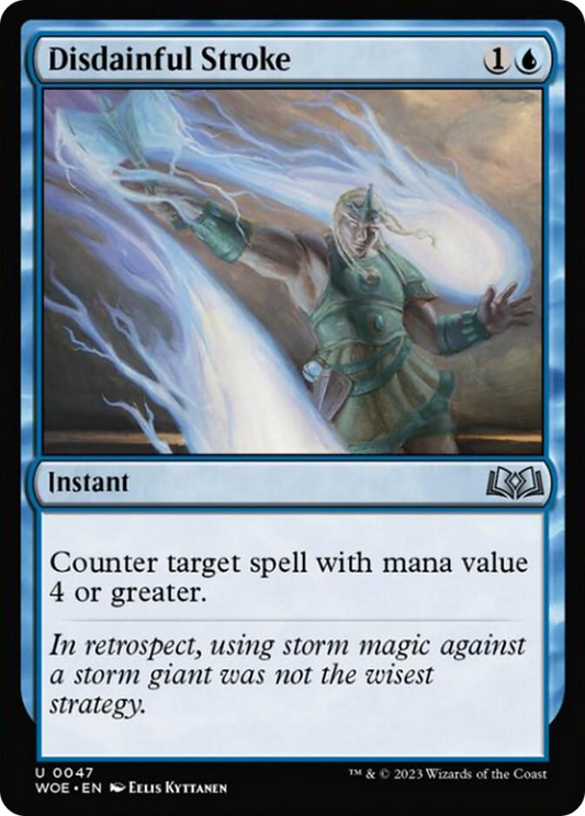 Disdainful Stroke [Wilds of Eldraine] [Foil]