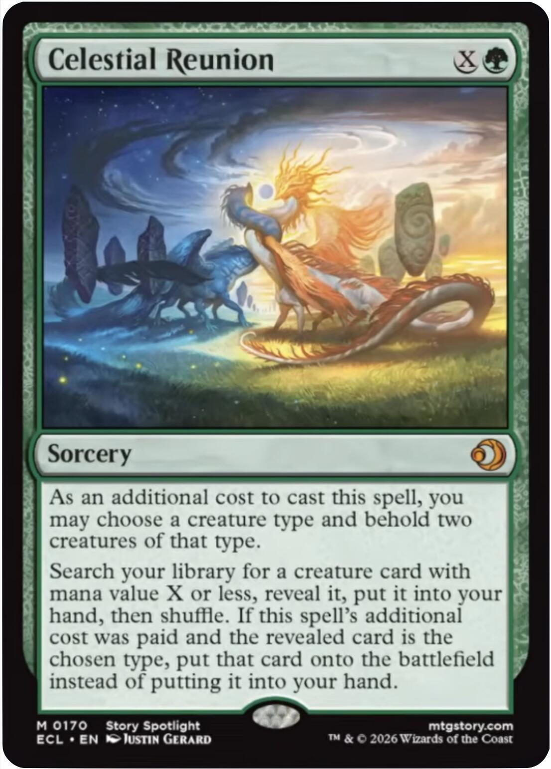 Celestial Reunion [Lorwyn Eclipsed] [Foil]