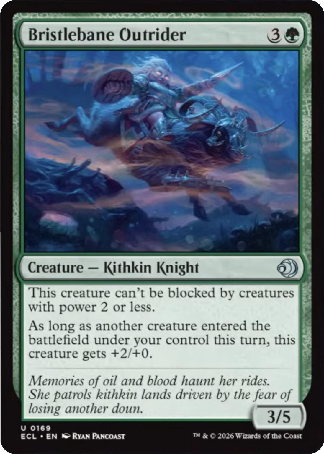 Bristlebane Outrider [Lorwyn Eclipsed] [Foil]