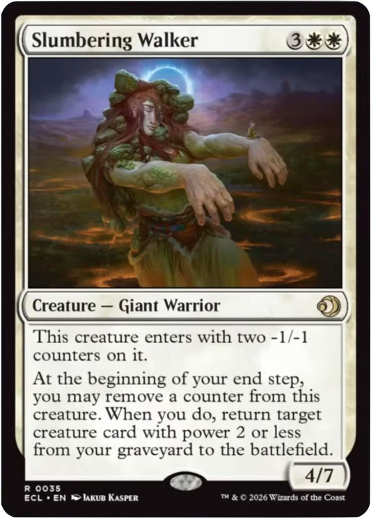 Slumbering Walker [Lorwyn Eclipsed] [Foil]