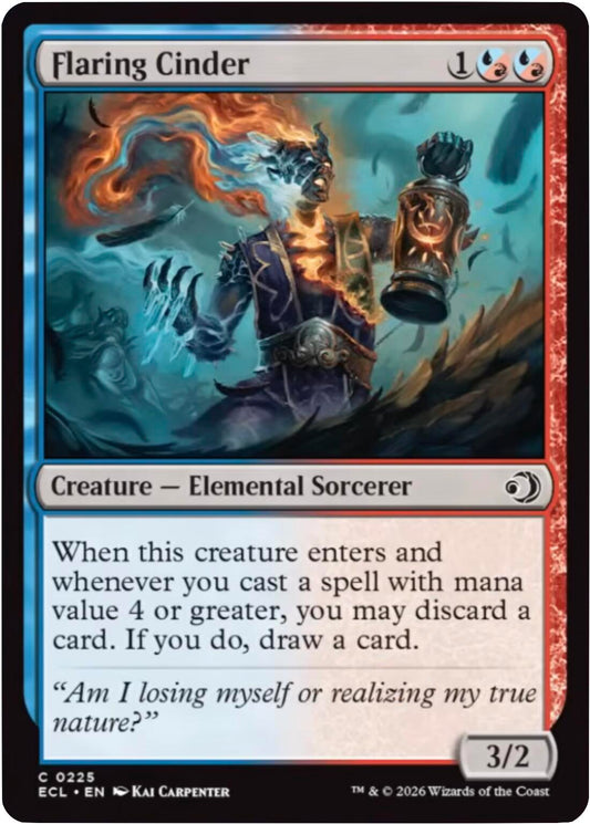 Flaring Cinder [Lorwyn Eclipsed] [Foil]