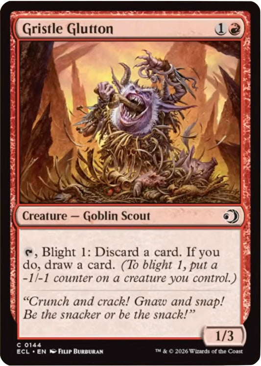 Gristle Glutton [Lorwyn Eclipsed] [Foil]