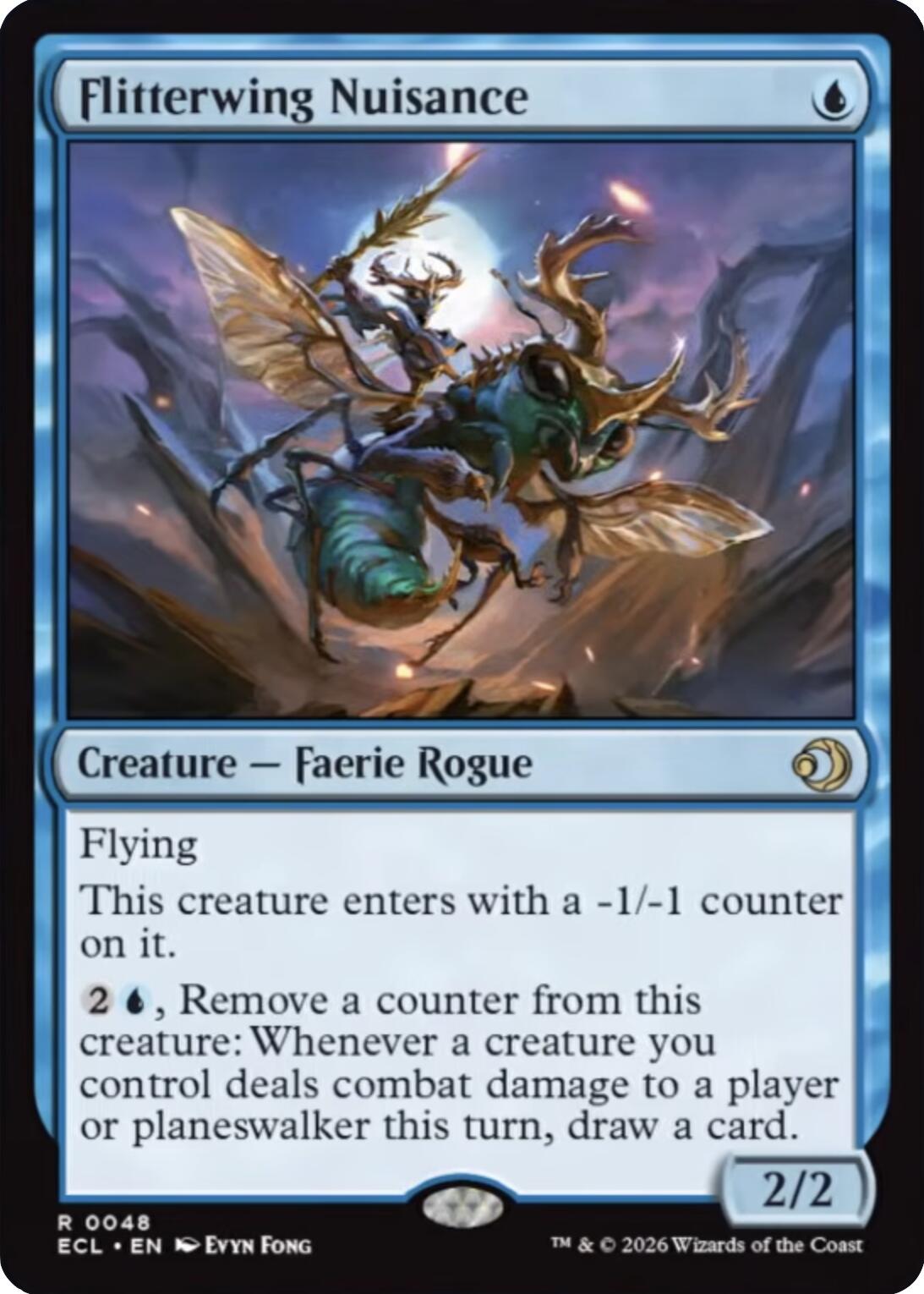 Flitterwing Nuisance [Lorwyn Eclipsed] [Foil]