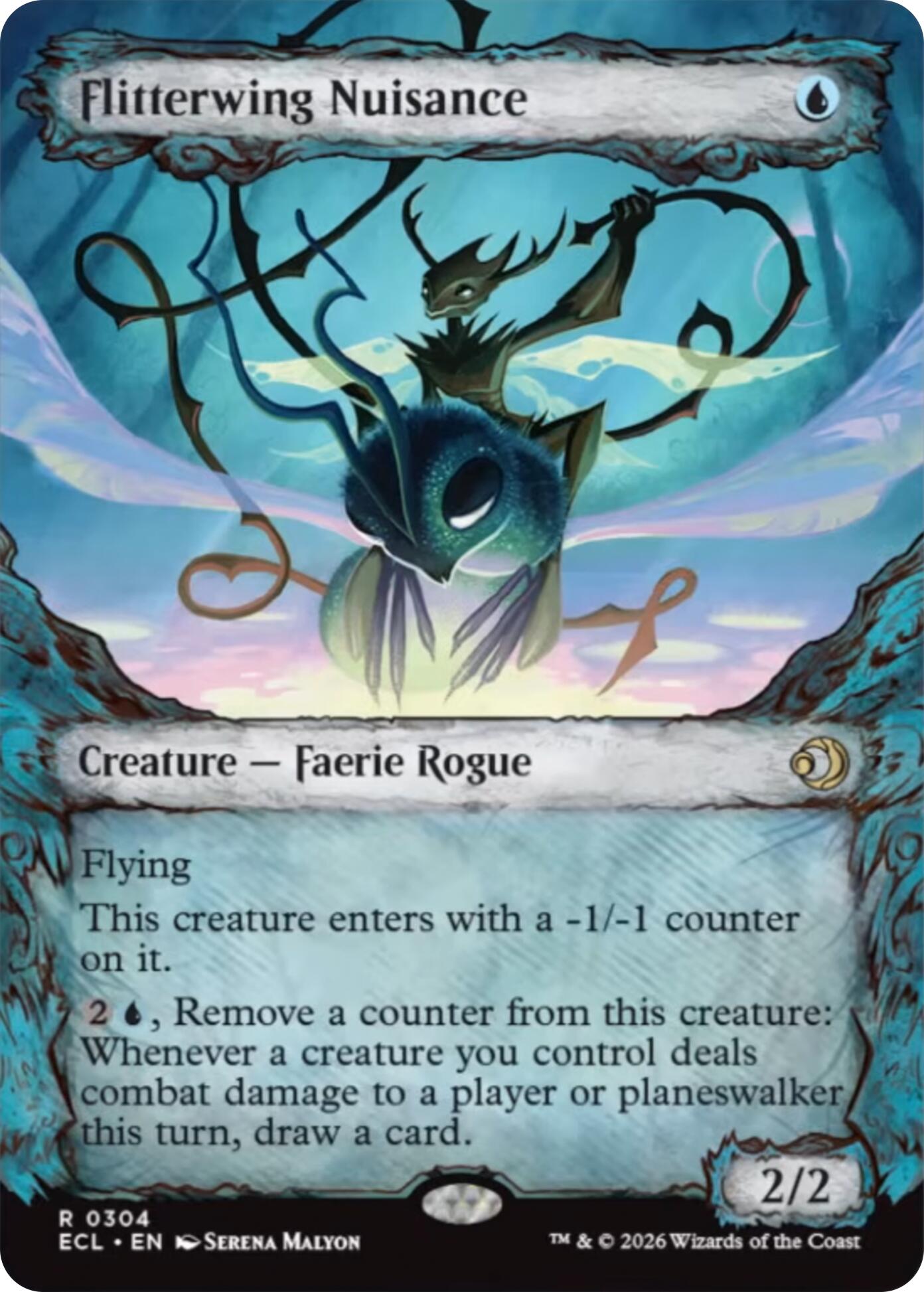 Flitterwing Nuisance (Showcase) [Lorwyn Eclipsed] [Foil]