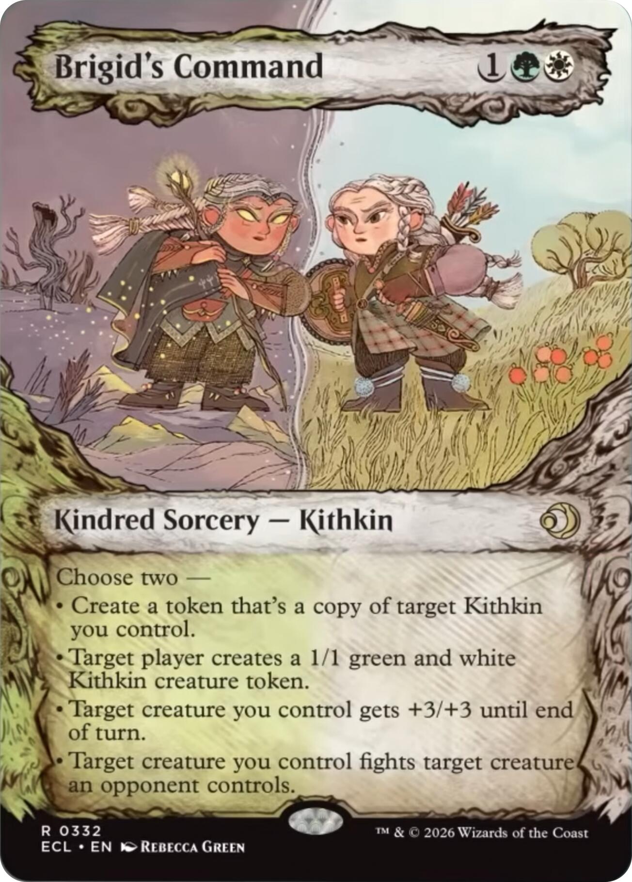 Brigid's Command (Showcase) [Lorwyn Eclipsed] [Foil]
