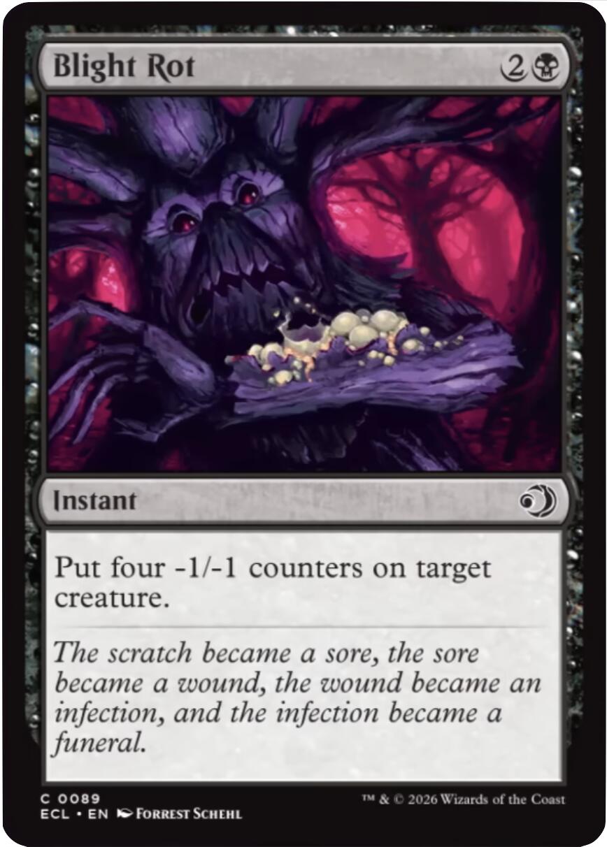 Blight Rot [Lorwyn Eclipsed] [Foil]