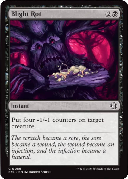 Blight Rot [Lorwyn Eclipsed] [Foil]