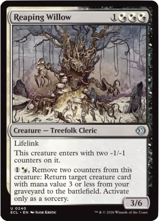 Reaping Willow [Lorwyn Eclipsed] [Foil]