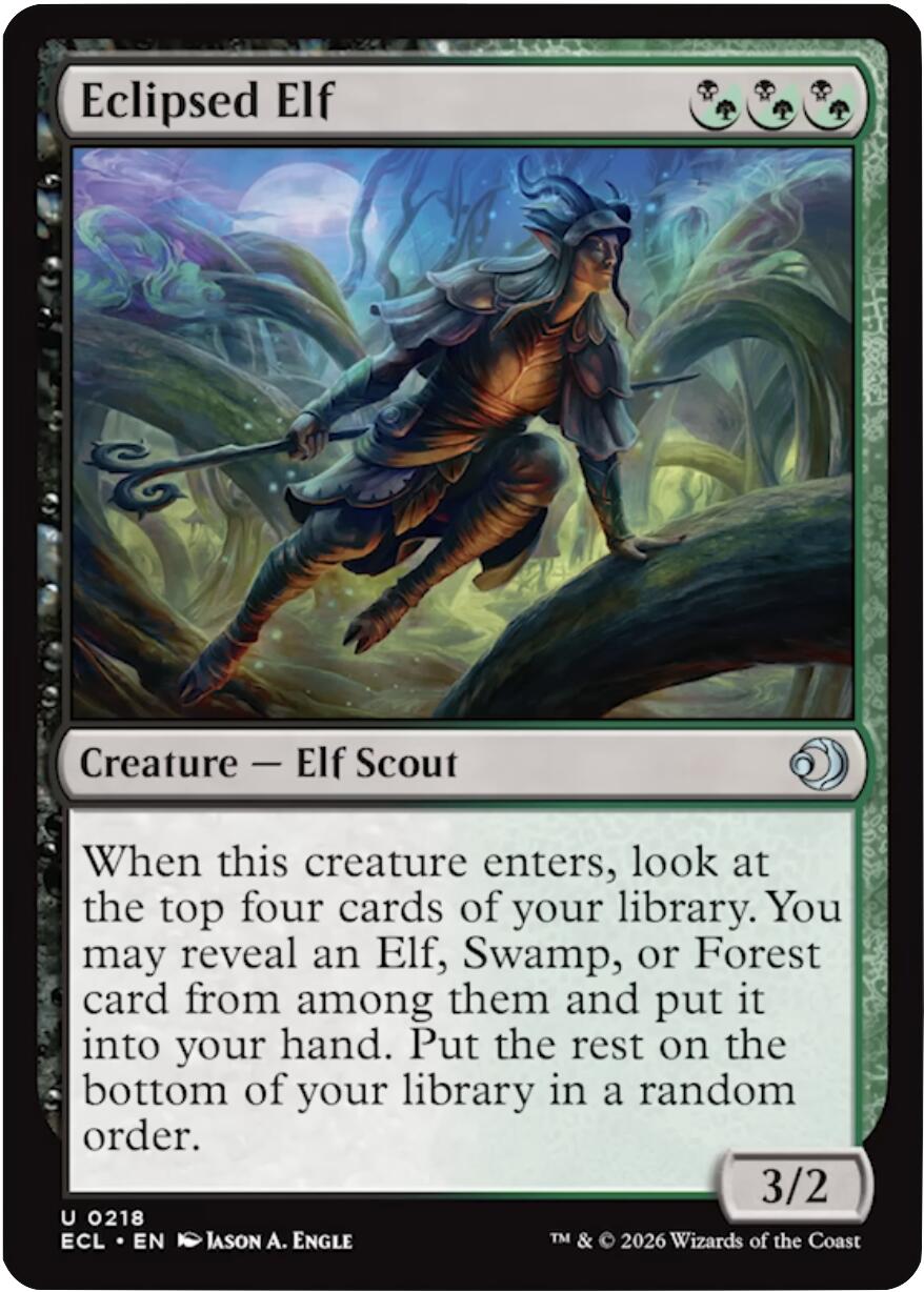 Eclipsed Elf [Lorwyn Eclipsed] [Foil]