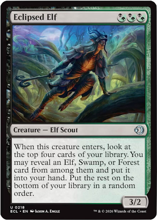Eclipsed Elf [Lorwyn Eclipsed] [Foil]